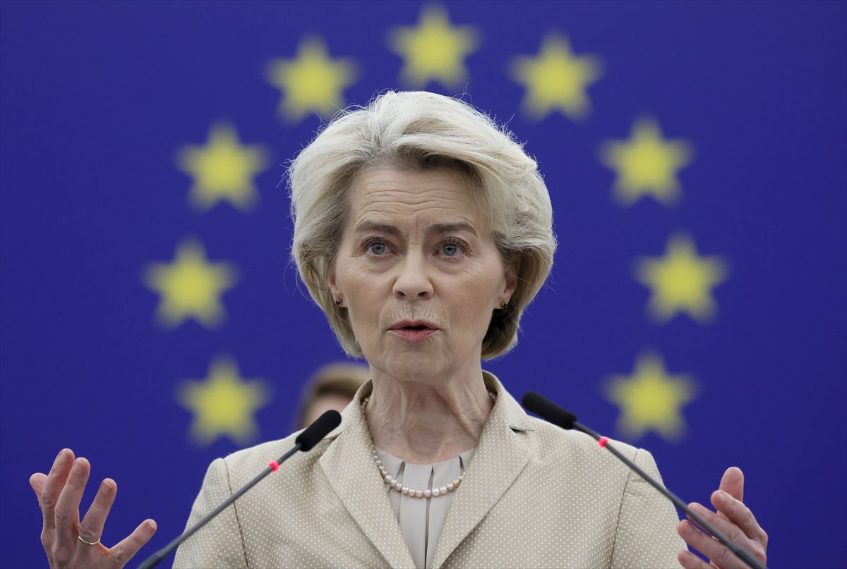 La presidenta de la Comisión Europea, Ursula von der Leyen. Foto: EFE