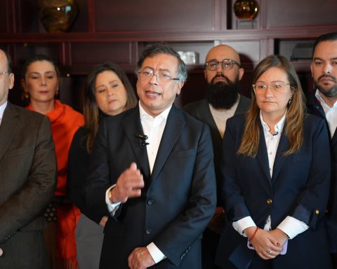 Petro durante su alocución presidencial la noche del 14 de mayo. Foto: Juan Diego Cano