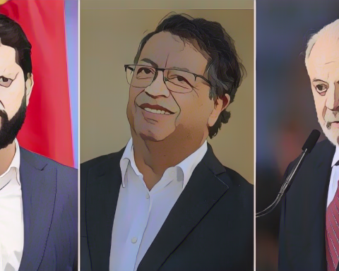Gabriel Boric, Gustavo Petro y Luiz Inácio Lula da Silva.
