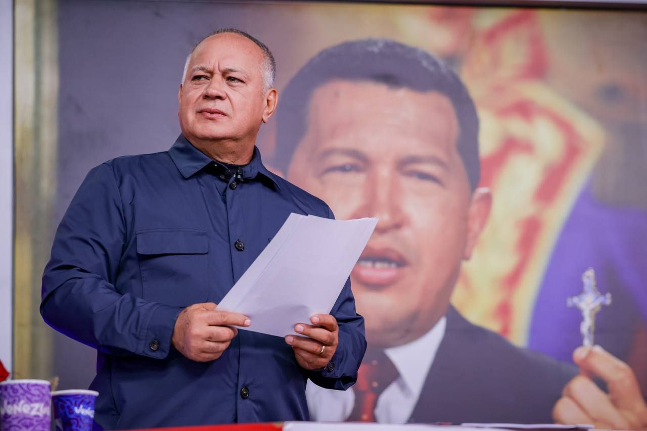 Diosdado Cabello. Fuente: Cuenta de X de Con el Mazo Dando