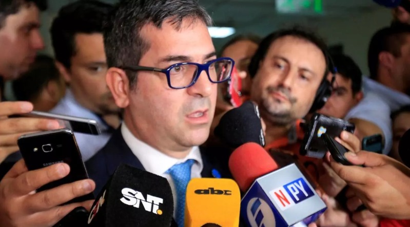 Imagen de archivo del fiscal antimafia paraguayo Marcelo Pecci, asesinado en Cartagena el 10 de mayo de 2022 mientras pasaba ahí su luna de miel, 10 de marzo de 2022 © Reuters/Jorge Adorno